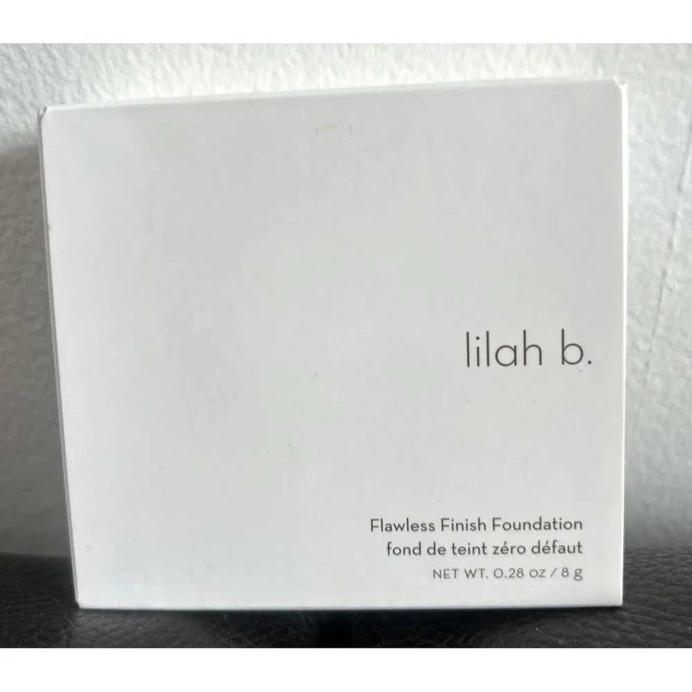 Lilah b Flawless Finish Foundation ~ b pure ~ 0.28 oz / 8 g ~ New In Box Sealed